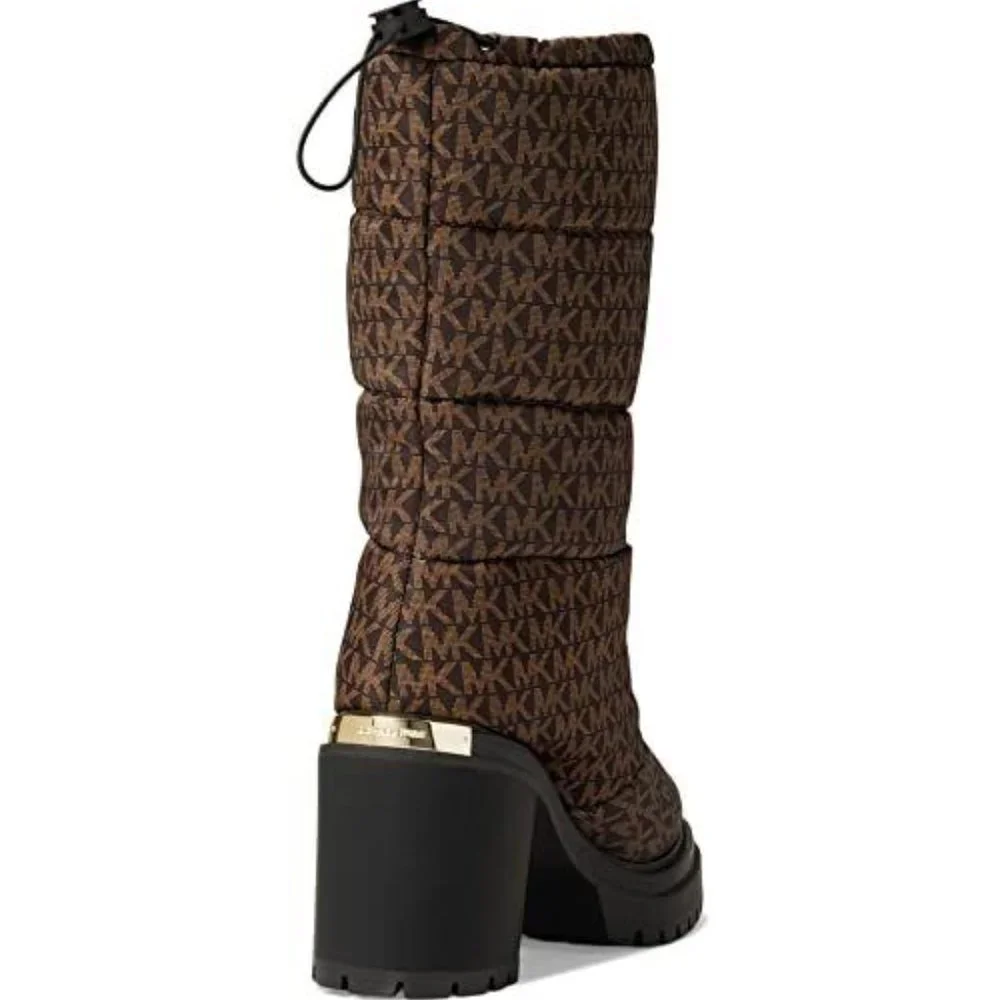 NWOB MICHAEL Michael Kors Holt Quilted Mid-Calf Boots